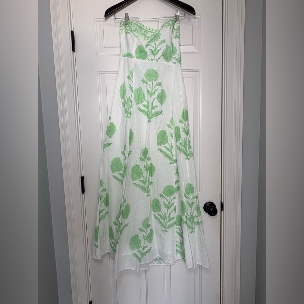 Sue Sartor Strapless Dress- Stains, fabric torn (shown in photos)